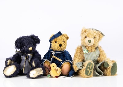 Lot 216 - Three Limited edition Hermann teddy bears