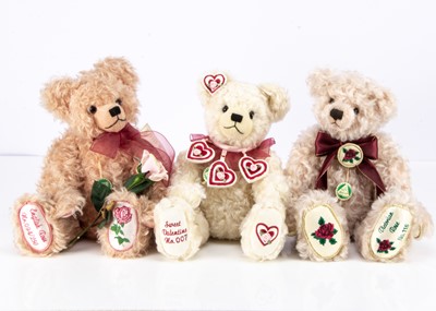 Lot 217 - Three Limited edition Hermann teddy bears