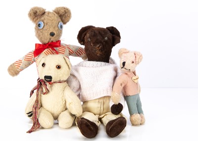 Lot 241 - Four teddy bear friends