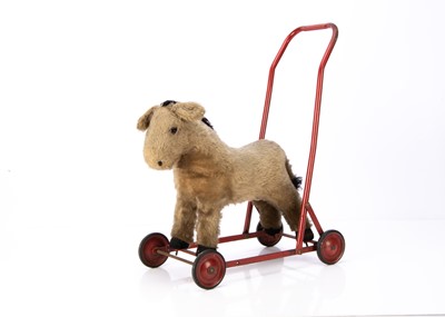 Lot 243 - A Chiltern push-along horse on wheels