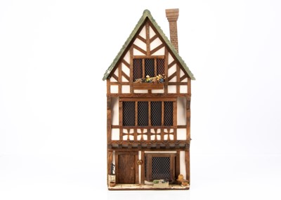 Lot 258 - A Jim Hemsley Tigger Pond 1/24th scale  modern miniaturist wall mounted dolls’ house