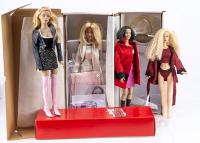 Lot 274 - Four modern collectors dolls