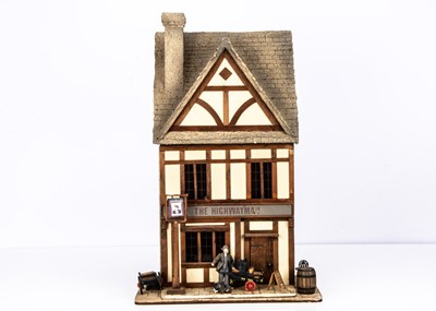 Lot 277 - A Jim Hemsley Tigger Pond 1/24th scale modern miniaturist  dolls house The Highway Man Inn