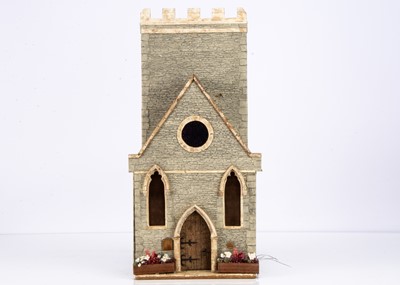 Lot 278 - A Jim Hemsley Tigger Pond 1/24th scale modern miniaturist  dolls’ house The Church