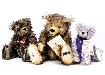 Lot 290 - Three limited edition Hermann teddy bears