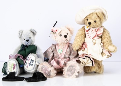 Lot 295 - Three limited edition Hermann teddy bears