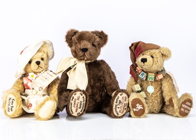 Lot 303 - Three limited edition Hermann teddy bears