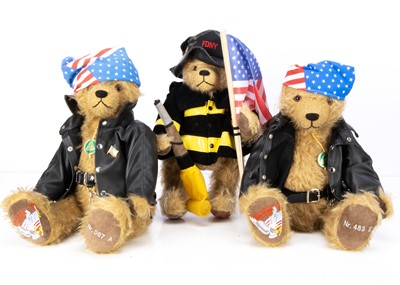 Lot 306 - Three limited edition Hermann teddy bears