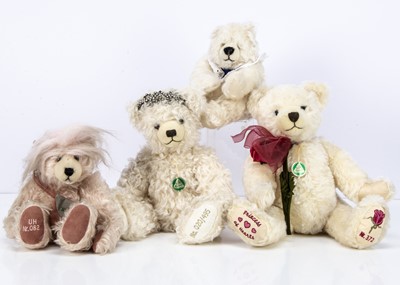 Lot 311 - Four limited edition Herman teddy bears