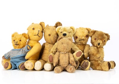 Lot 321 - Seven British teddy bears