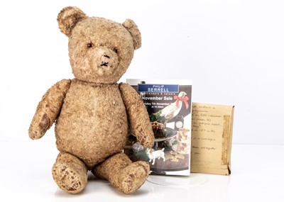 Lot 335 - Bonus Bear a post-war art silk teddy bear