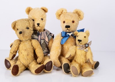 Lot 339 - Four English teddy bears