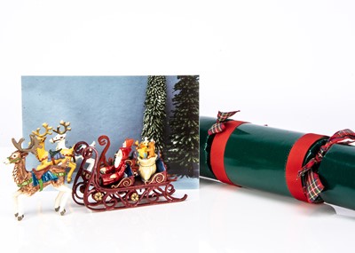 Lot 350 - A Hantel Miniatures Santa and his sleigh