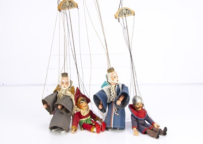 Lot 381 - Four Czech AMP string puppets