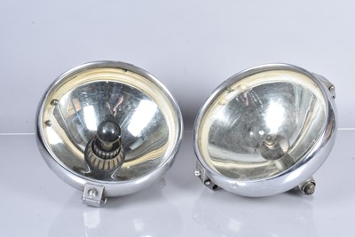 Lot 555 - Two Carl Zeiss Jena Automotive headlamps