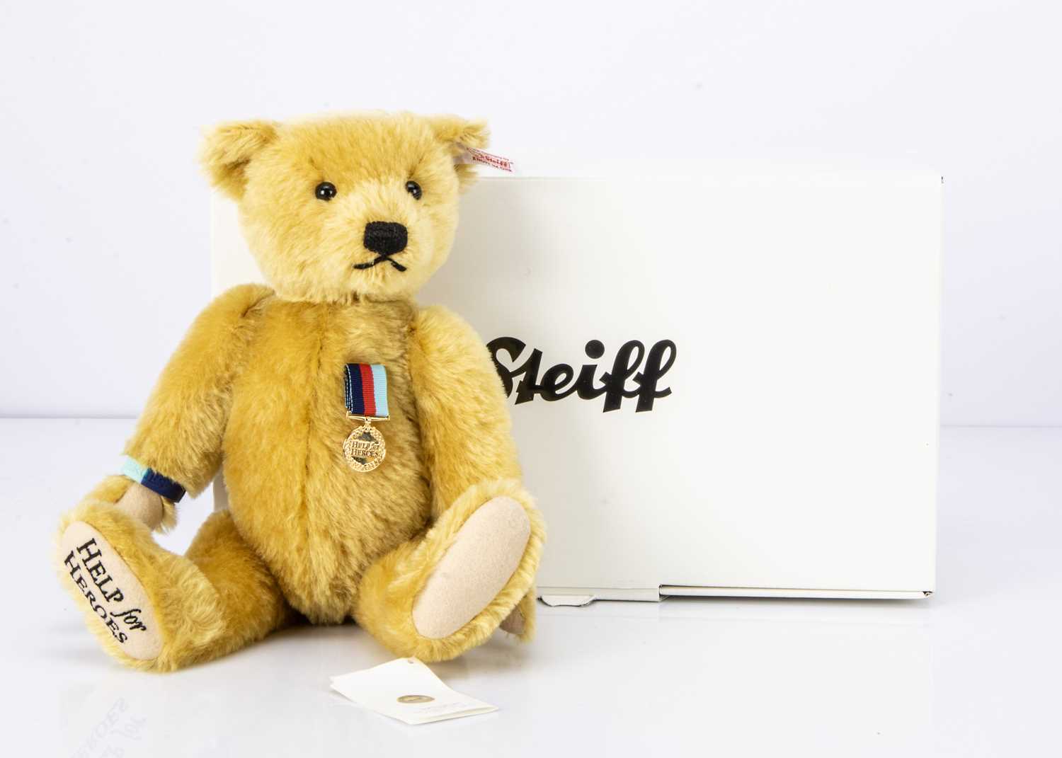 Lot 411 - A Steiff limited edition Help for Heroes teddy bear