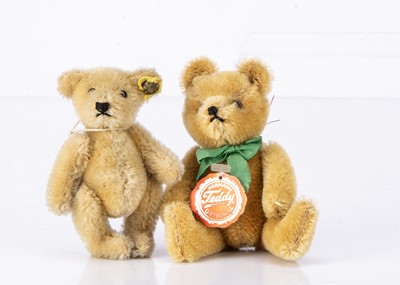 Lot 416 - Two German miniature teddy bears
