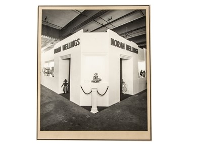Lot 473 - A rare large format gelatin silver printed commercial photograph of Norah Wellings’s trade show 1935