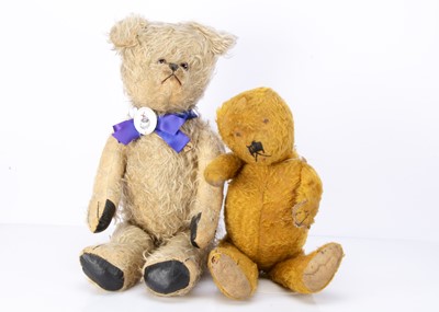 Lot 481 - Two 1930/40's teddy bears