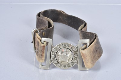 Lot 562 - A Victorian Dublin Police Belt and Buckle