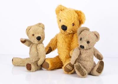 Lot 489 - Three Merrythought teddy bears