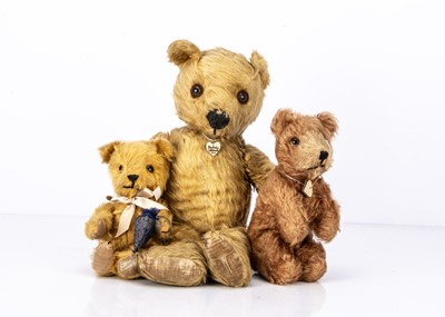 Lot 492 - Three Dean's Rag Book Co. teddy bears