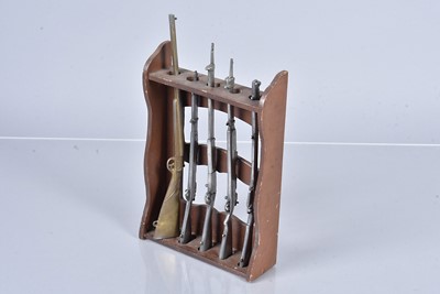 Lot 577 - A rifle rack model