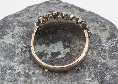 Lot 70 - A Victorian 'Bohemian' garnet ring