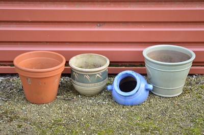 Lot 351 - Four plant pots