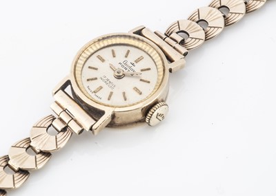 Lot 170 - A lady's 9ct gold seventeen jewel wristwatch