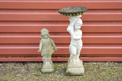 Lot 352 - A concrete bird bath