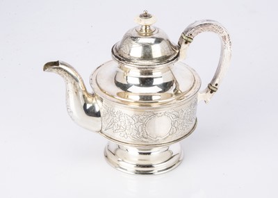 Lot 334 - A c1920s Russian teapot