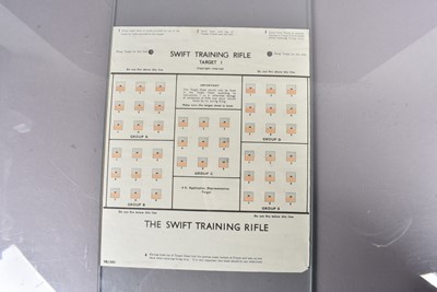 Lot 626 - A collection of Swift Training Rifle Practice Paper Targets
