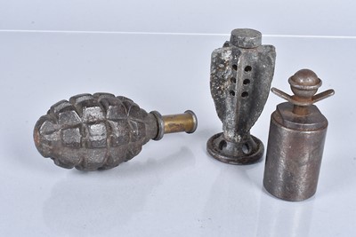 Lot 630 - A scarce WWII German Waffen Marked inert improvised grenade