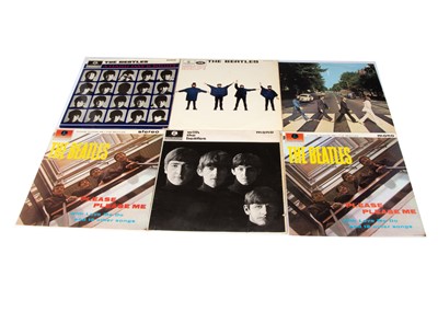 Lot 261 - Beatles LPs