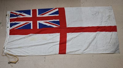 Lot 635 - A White Ensign Naval Flag