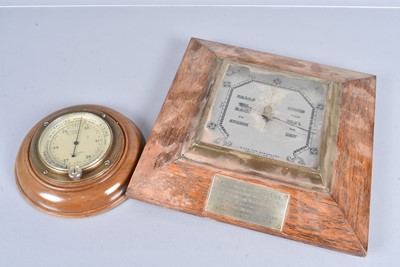 Lot 639 - A British Made Presentation Barometer