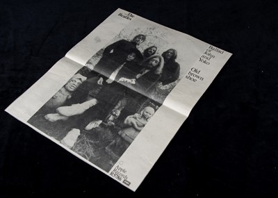 Lot 367 - Beatles / Ballad of John and Yoko Advert