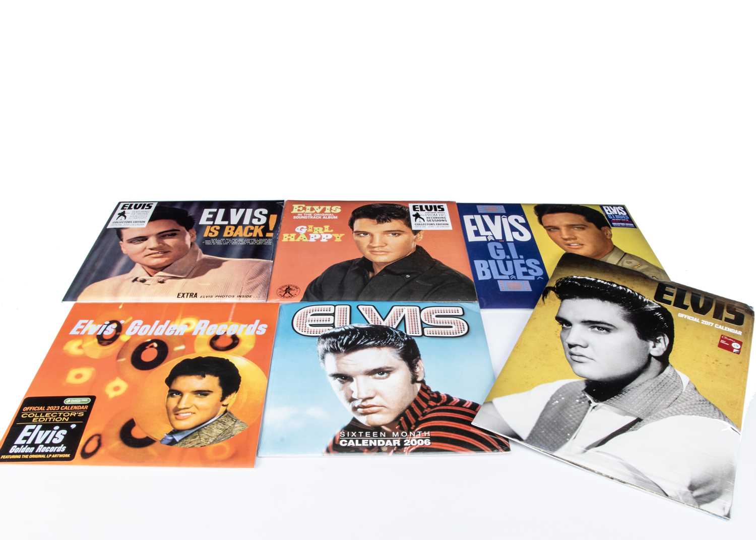 Lot 374 - Elvis Presley Calendars