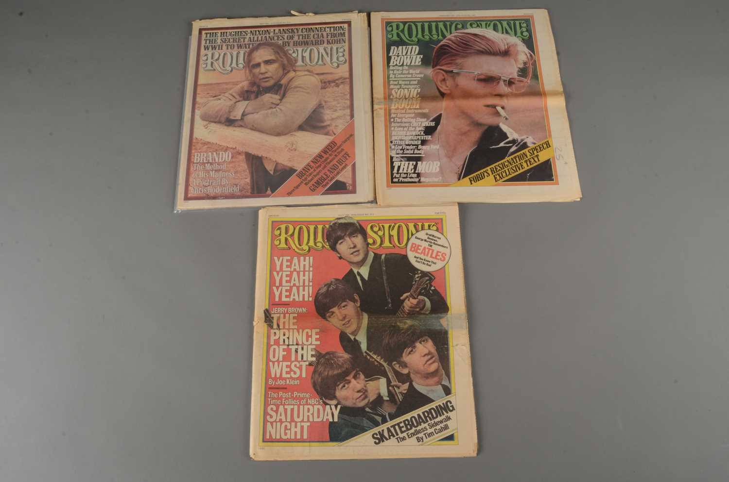 Lot 395 - Rolling Stone Magazines 1976