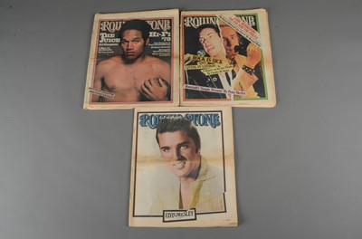 Lot 396 - Rolling Stone Magazines 1977