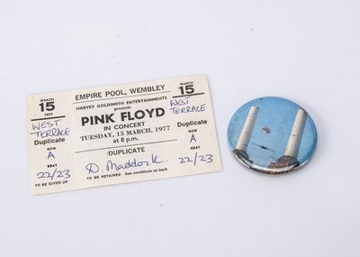 Lot 423 - Pink Floyd Animals Tour Ticket / Badge