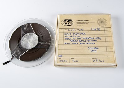 Lot 444 - ELO / Electric Light Orchestra Studio Tape