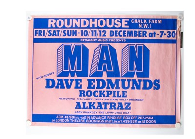 Lot 470 - Man / Roundhouse Concert Poster