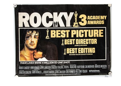 Lot 494 - Rocky (1976) UK 'Oscars' Quad Poster