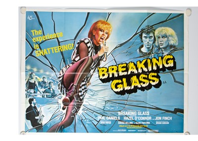 Lot 524 - Breaking Glass (1980) UK Quad Poster