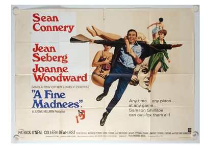 Lot 527 - A Fine Madness (1966) Quad Poster