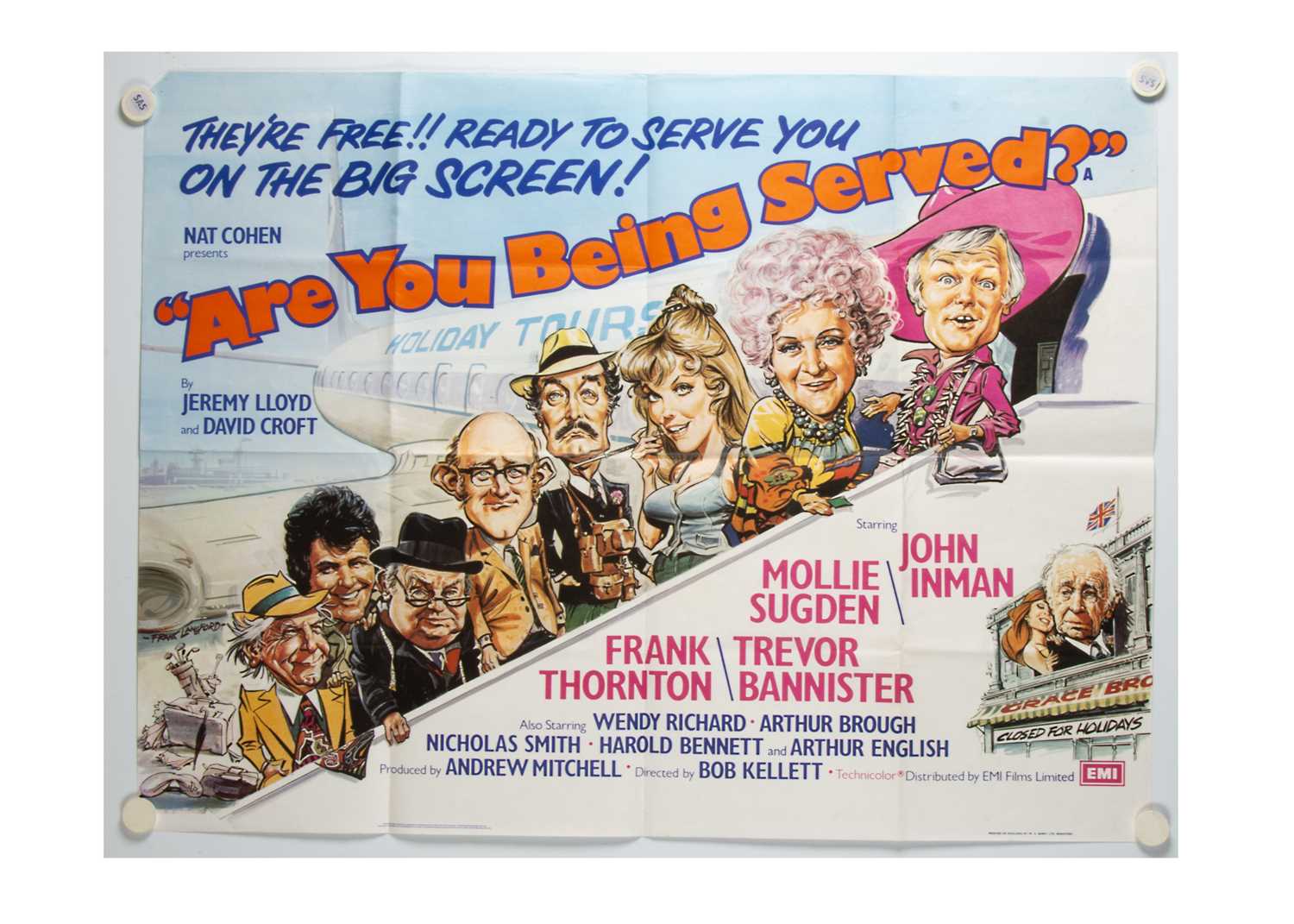 Lot 531 - Are You Being Served (1977) Quad Poster