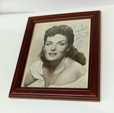 Lot 545 - Jane Russell Photo / Signature