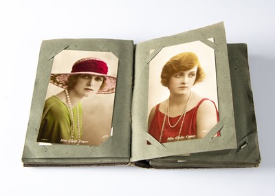 Lot 546 - Gladys Cooper Postcard Album